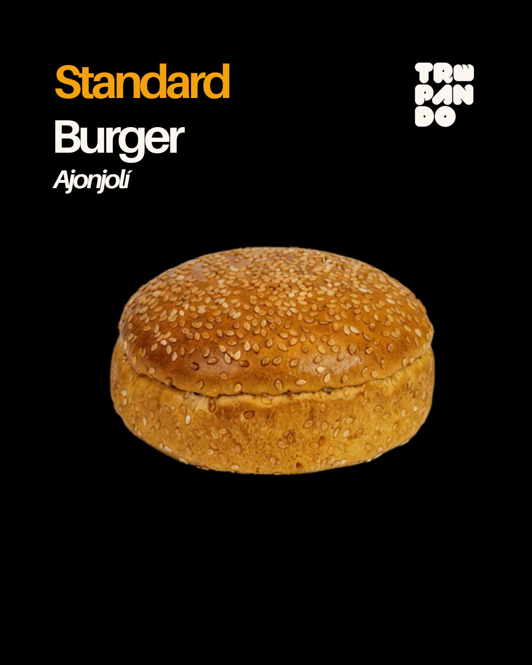 Pan brioche Burger Estándar Ajonjolí